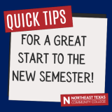 tips for a great semester graphic