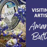 Amanda Butler photo collage with texas elements